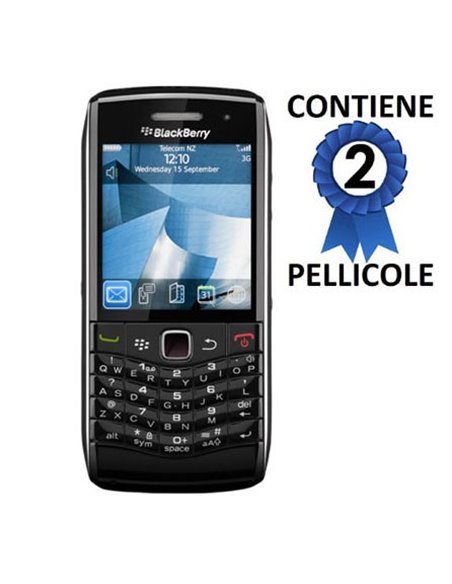 PELLICOLA PROTEGGI DISPLAY BLACKBERRY 9100 PEARL 3G CONFEZIONE 2 PEZZI