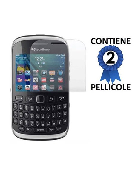 PELLICOLA PROTEGGI DISPLAY BLACKBERRY Curve 9320, 9310 CONFEZIONE 2 PEZZI