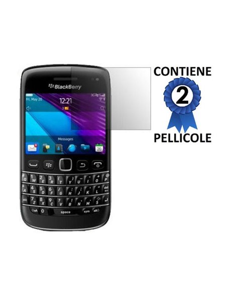 PELLICOLA PROTEGGI DISPLAY BLACKBERRY Bold 9790 CONFEZIONE 2 PEZZI