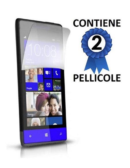 PELLICOLA PROTEGGI DISPLAY HTC 8S CONFEZIONE 2 PEZZI