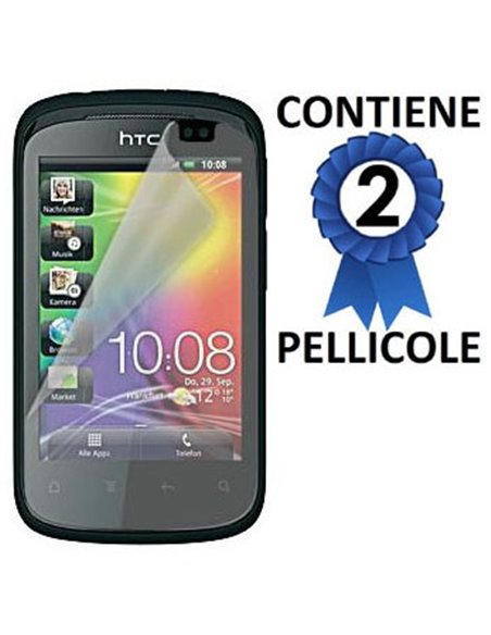 PELLICOLA PROTEGGI DISPLAY HTC EXPLORER CONFEZIONE 2 PEZZI