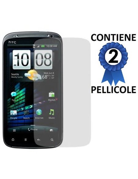 PELLICOLA PROTEGGI DISPLAY HTC G14 SENSATION, SENSATION XE CONFEZIONE 2 PEZZI