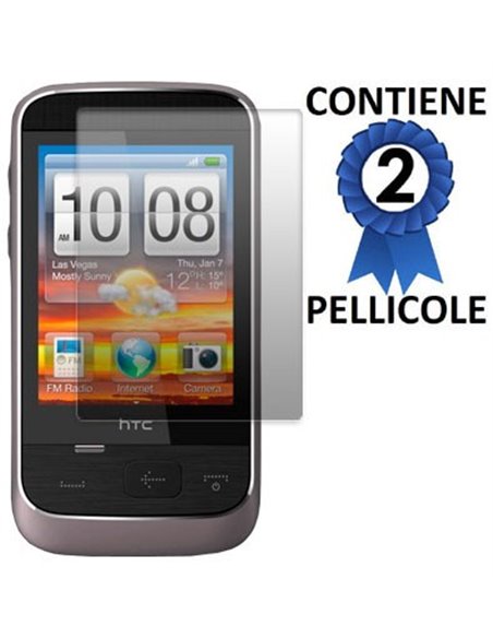 PELLICOLA PROTEGGI DISPLAY HTC SMART CONFEZIONE 2 PEZZI