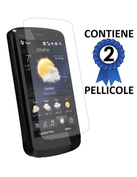 PELLICOLA PROTEGGI DISPLAY HTC TOUCH HD CONFEZIONE 2 PEZZI