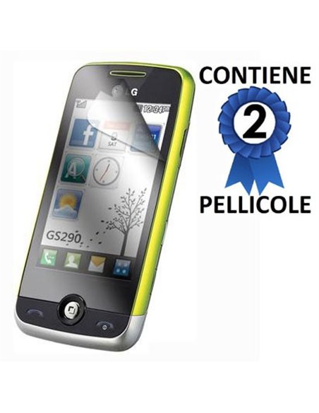 PELLICOLA PROTEGGI DISPLAY LG GS290 COOKIE FRESH CONFEZIONE 2 PEZZI