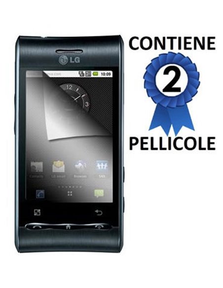 PELLICOLA PROTEGGI DISPLAY LG GT540 CONFEZIONE 2 PEZZI