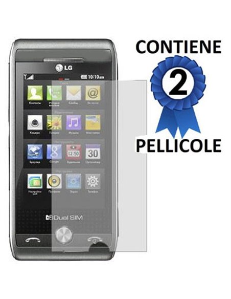 PELLICOLA PROTEGGI DISPLAY LG GX500 CONFEZIONE 2 PEZZI