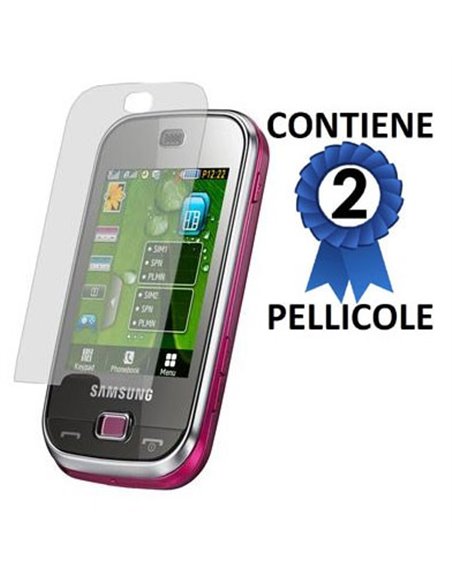 PELLICOLA PROTEGGI DISPLAY SAMSUNG B5722 CONFEZIONE 2 PEZZI