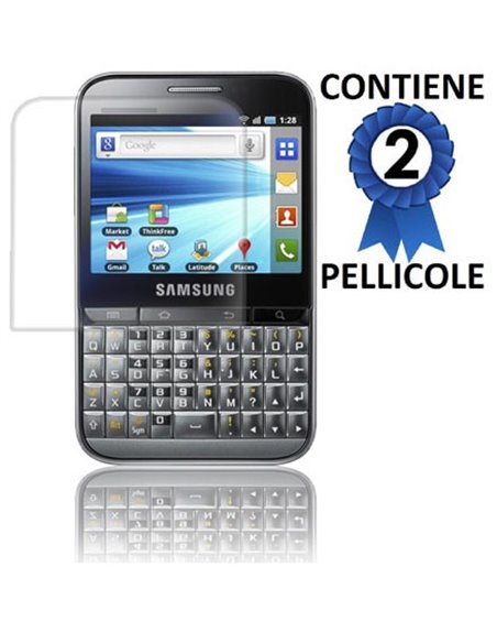 PELLICOLA PROTEGGI DISPLAY SAMSUNG B7510 Galaxy Pro CONFEZIONE 2 PEZZI