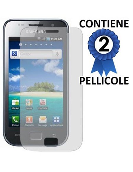 PELLICOLA PROTEGGI DISPLAY SAMSUNG i9003 Galaxy SL CONFEZIONE 2 PEZZI