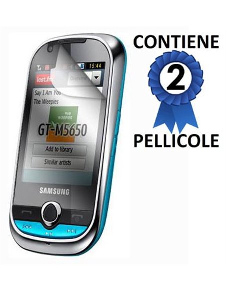 PELLICOLA PROTEGGI DISPLAY SAMSUNG M5650 CONFEZIONE 2 PEZZI