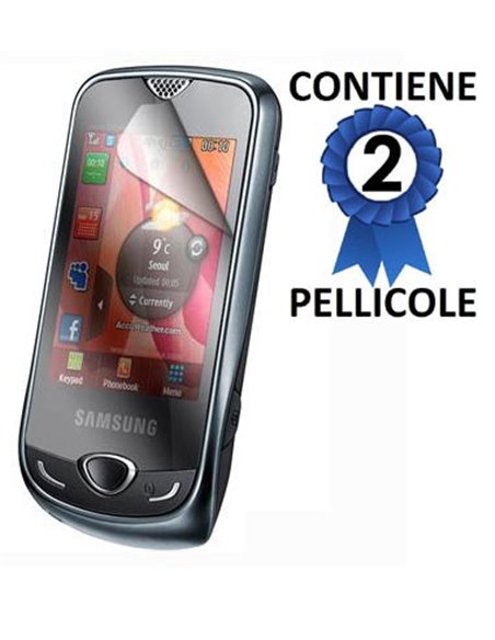 PELLICOLA PROTEGGI DISPLAY SAMSUNG S3370 CONFEZIONE 2 PEZZI