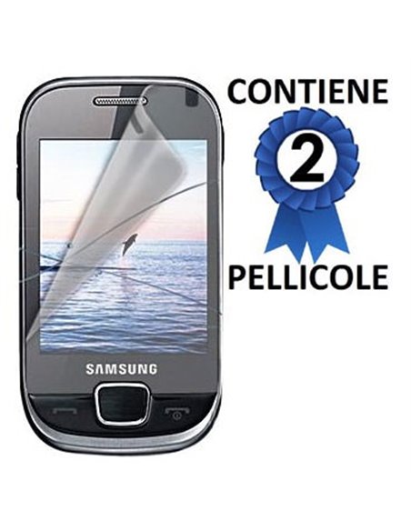 PELLICOLA PROTEGGI DISPLAY SAMSUNG S3770 CONFEZIONE 2 PEZZI