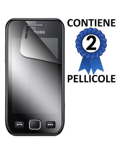 PELLICOLA PROTEGGI DISPLAY SAMSUNG S5250 CONFEZIONE 2 PEZZI