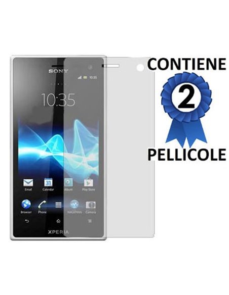 PELLICOLA PROTEGGI DISPLAY SONY LT26W ACRO S CONFEZIONE 2 PEZZI