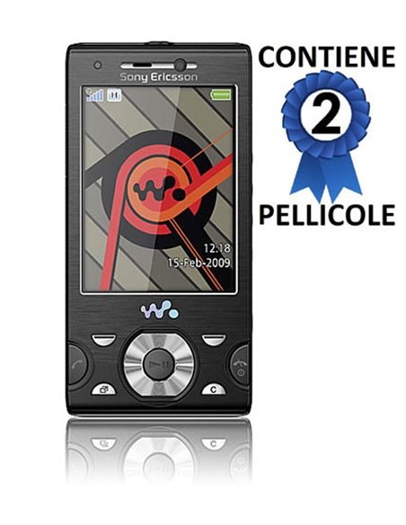 PELLICOLA PROTEGGI DISPLAY SONY-ERICSSON W995 CONFEZIONE 2 PEZZI