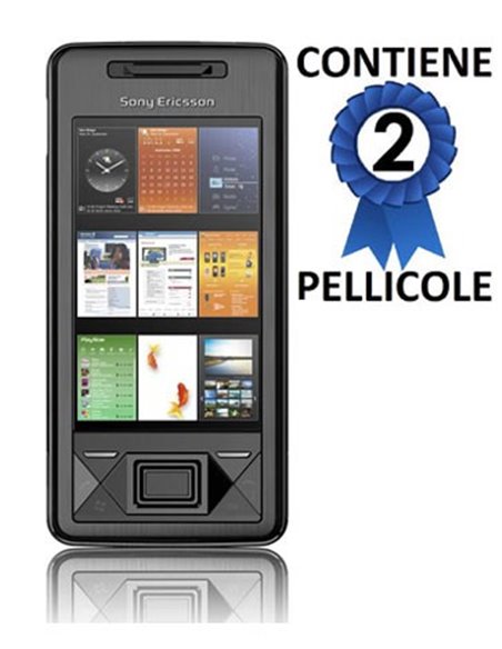 PELLICOLA PROTEGGI DISPLAY SONY-ERICSSON XPERIA X1 CONFEZIONE 2 PEZZI