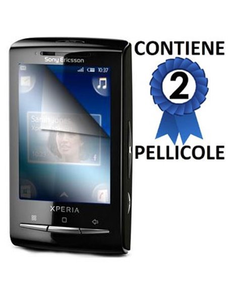 PELLICOLA PROTEGGI DISPLAY SONY-ERICSSON X10 MINI CONFEZIONE 2 PEZZI