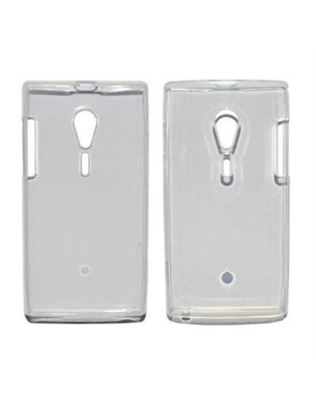 CUSTODIA GEL TPU SILICONE per SONY XPERIA ION LT28I COLORE BIANCO