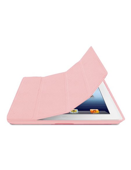 CUSTODIA COVER RIGIDA CON COPERTURA SLIM PIEGHEVOLE per APPLE IPAD MINI 3, IPAD MINI 2, IPAD MINI COLORE ROSA