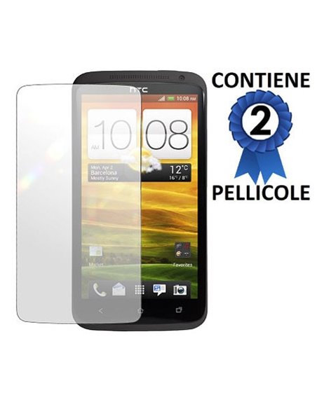 PELLICOLA PROTEGGI DISPLAY HTC ONE X+ CONFEZIONE 2 PEZZI