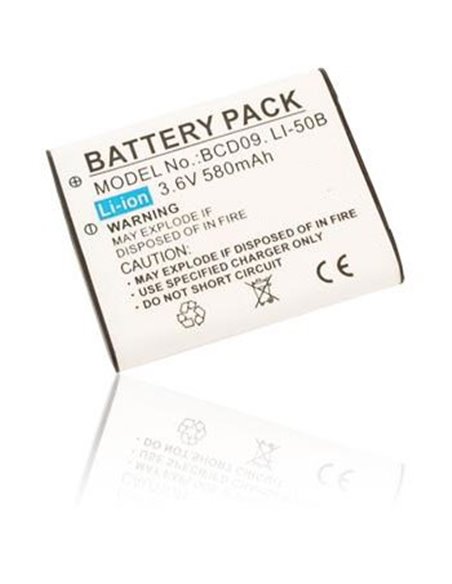 BATTERIA OLYMPUS MJU 850 SW, Stylus 1010 580mAh Li-ion