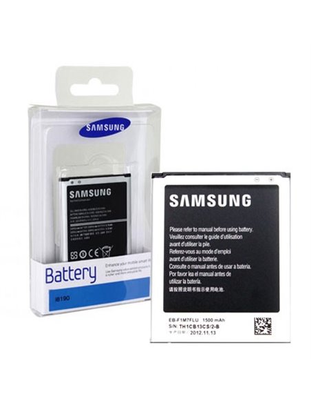 BATTERIA ORIGINALE SAMSUNG EB-F1M7FLU per SAMSUNG I8190 GALAXY S3 MINI, I8200 GALAXY S3 MINI VE 1500 mAh LI-ION BLISTER