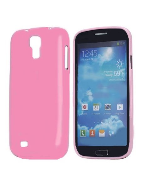 CUSTODIA GEL TPU SILICONE LUCIDA per SAMSUNG I9500 GALAXY S4, I9505, I9502 COLORE ROSA