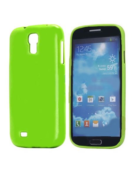 CUSTODIA GEL TPU SILICONE LUCIDA per SAMSUNG I9500 GALAXY S4, I9505, I9502 COLORE VERDE