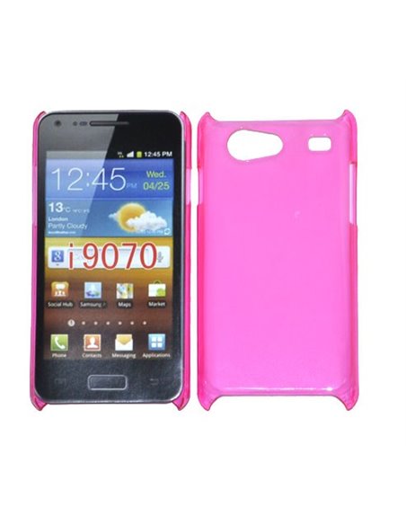 CUSTODIA BACK RIGIDA SLIM DA 0,35mm per SAMSUNG I9070 GALAXY ADVANCE S COLORE ROSA