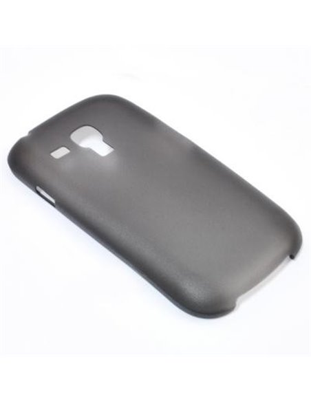 CUSTODIA BACK RIGIDA SLIM DA 0,35mm per SAMSUNG I8190 GALAXY S3 MINI, I8200 GALAXY S3 MINI VE COLORE NERO