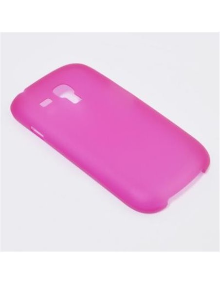 CUSTODIA BACK RIGIDA SLIM DA 0,35mm per SAMSUNG I8190 GALAXY S3 MINI, I8200 GALAXY S3 MINI VE COLORE ROSA