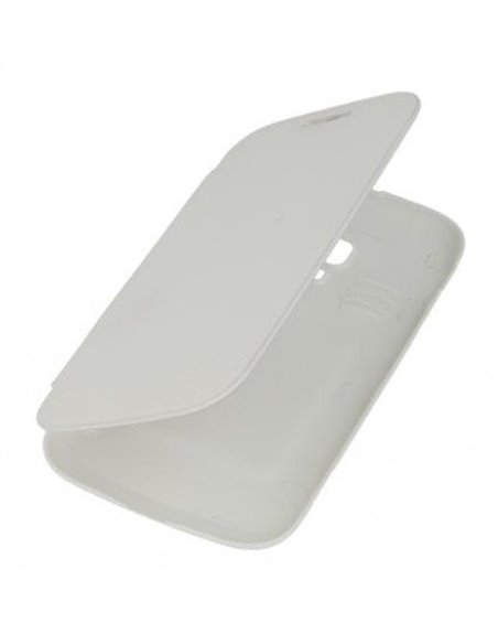 CUSTODIA ORIZZONTALE FLIP COVER per SAMSUNG I8160 GALAXY ACE 2 COLORE BIANCO