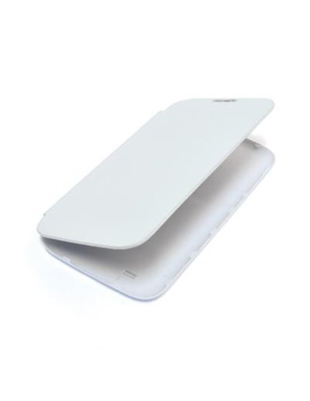 CUSTODIA ORIZZONTALE FLIP COVER per SAMSUNG I9500 GALAXY S4, I9505, I9502 COLORE BIANCO