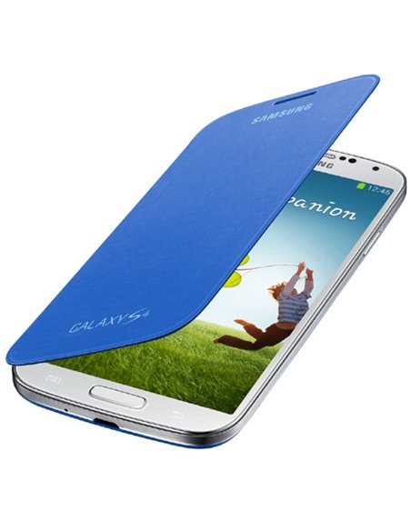 CUSTODIA ORIGINALE SAMSUNG EF-FI950BCEGWW per I9500 GALAXY S4, I9505, I9502 COLORE BLU BLISTER