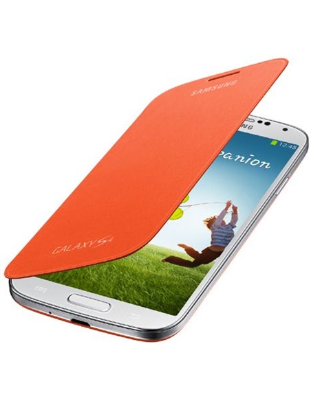 CUSTODIA ORIGINALE SAMSUNG EF-FI950BOEGWW per I9500 GALAXY S4, I9505, I9502 COLORE ARANCIONE BLISTER