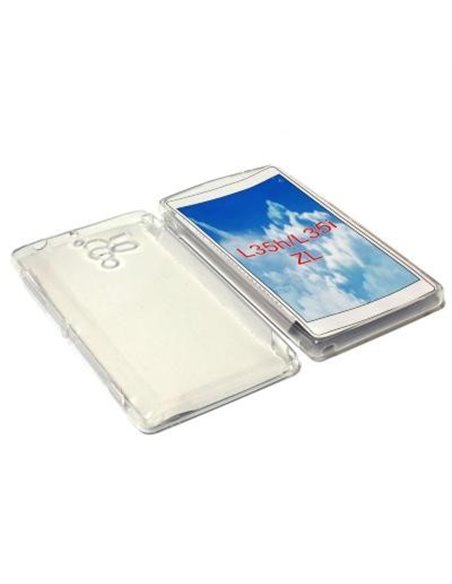 CUSTODIA GEL TPU SILICONE per SONY XPERIA ZL LTE, C6503, C6502, C6506, HSPA+, L35H COLORE BIANCO