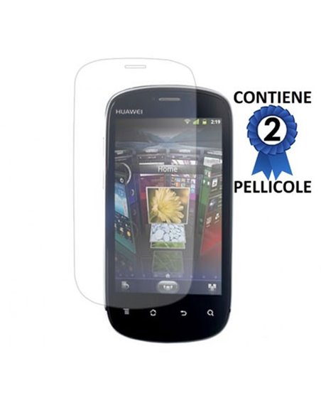 PELLICOLA PROTEGGI DISPLAY HUAWEI U8850 VISION CONFEZIONE 2 PEZZI