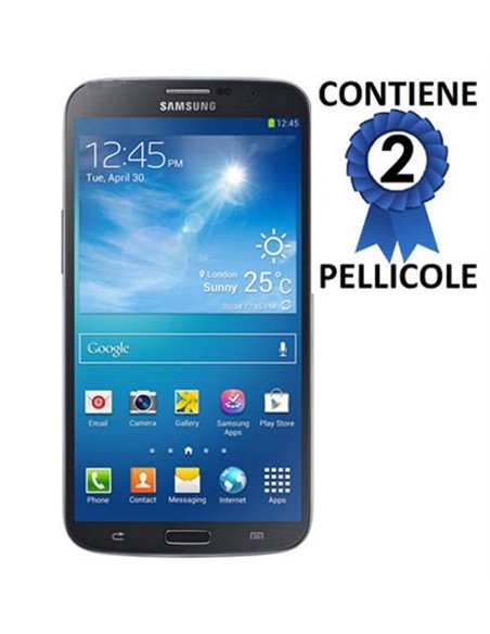 PELLICOLA PROTEGGI DISPLAY SAMSUNG I9200 GALAXY MEGA 6.3' POLLICI, I9205 CONFEZIONE 2 PEZZI