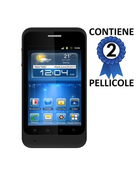 PELLICOLA PROTEGGI DISPLAY ZTE KIS V788 CONFEZIONE 2 PEZZI