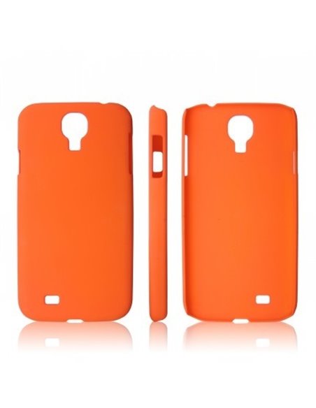 CUSTODIA BACK RIGIDA per SAMSUNG I9500 GALAXY S4, I9505, I9502 COLORE ARANCIONE