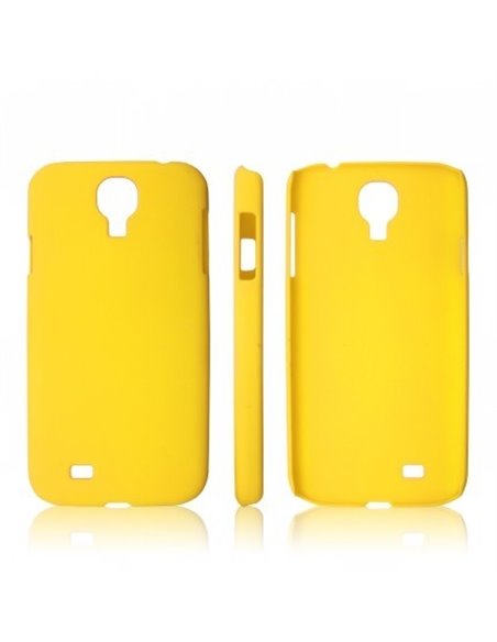 CUSTODIA BACK RIGIDA per SAMSUNG I9500 GALAXY S4, I9505, I9502 COLORE GIALLO