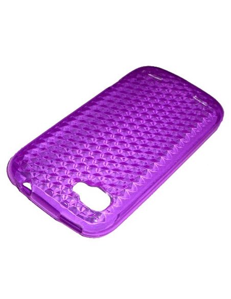 CUSTODIA GEL TPU SILICONE per ZTE V970 GRAND X, U970 COLORE VIOLA