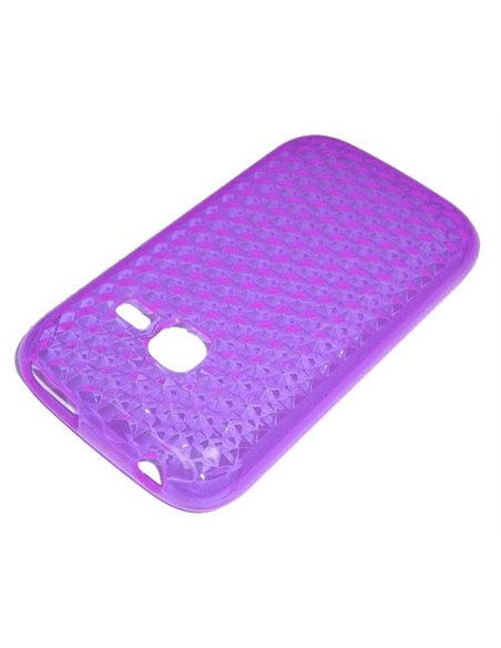 CUSTODIA GEL TPU SILICONE per SAMSUNG S3570 CH@T 357, S3572 COLORE VIOLA