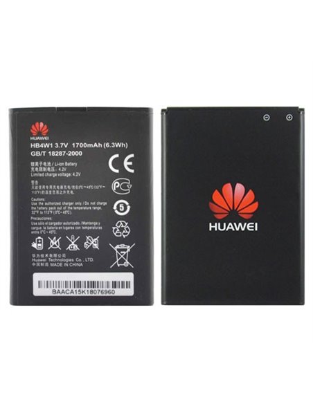 BATTERIA ORIGINALE HUAWEI HB4W1 per ASCEND Y530, ASCEND G510 T8951, ASCEND G525 DUAL SIM 1700mAh LI-ION BULK