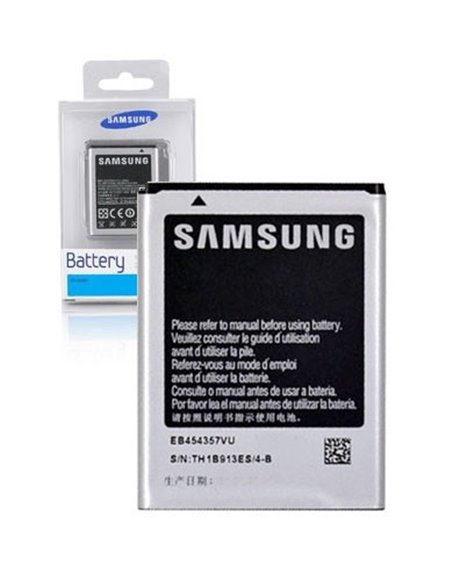 BATTERIA ORIGINALE SAMSUNG EB454357VUCSTD per S5300 GALAXY POCKET, S5360 GALAXY Y 1200 mAh LI-ION BLISTER