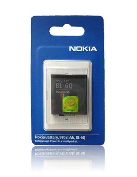 BATTERIA ORIGINALE NOKIA BL-6Q per 6700c, 6700c ILLUVIAL 970mAh LI-ION BLISTER