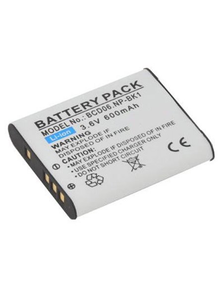 BATTERIA SONY Cyber-shot DSC-W180, Cyber-shot DSC-W190 600mAh Li-ion
