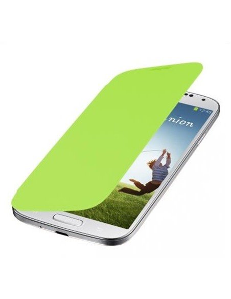 CUSTODIA ORIZZONTALE FLIP COVER per SAMSUNG I9500 GALAXY S4, I9505, I9502 COLORE VERDE