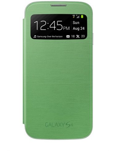 CUSTODIA ORIGINALE SAMSUNG EF-CI950BGEGWW - S VIEW COVER per I9500 GALAXY S4, I9505 COLORE VERDE BLISTER